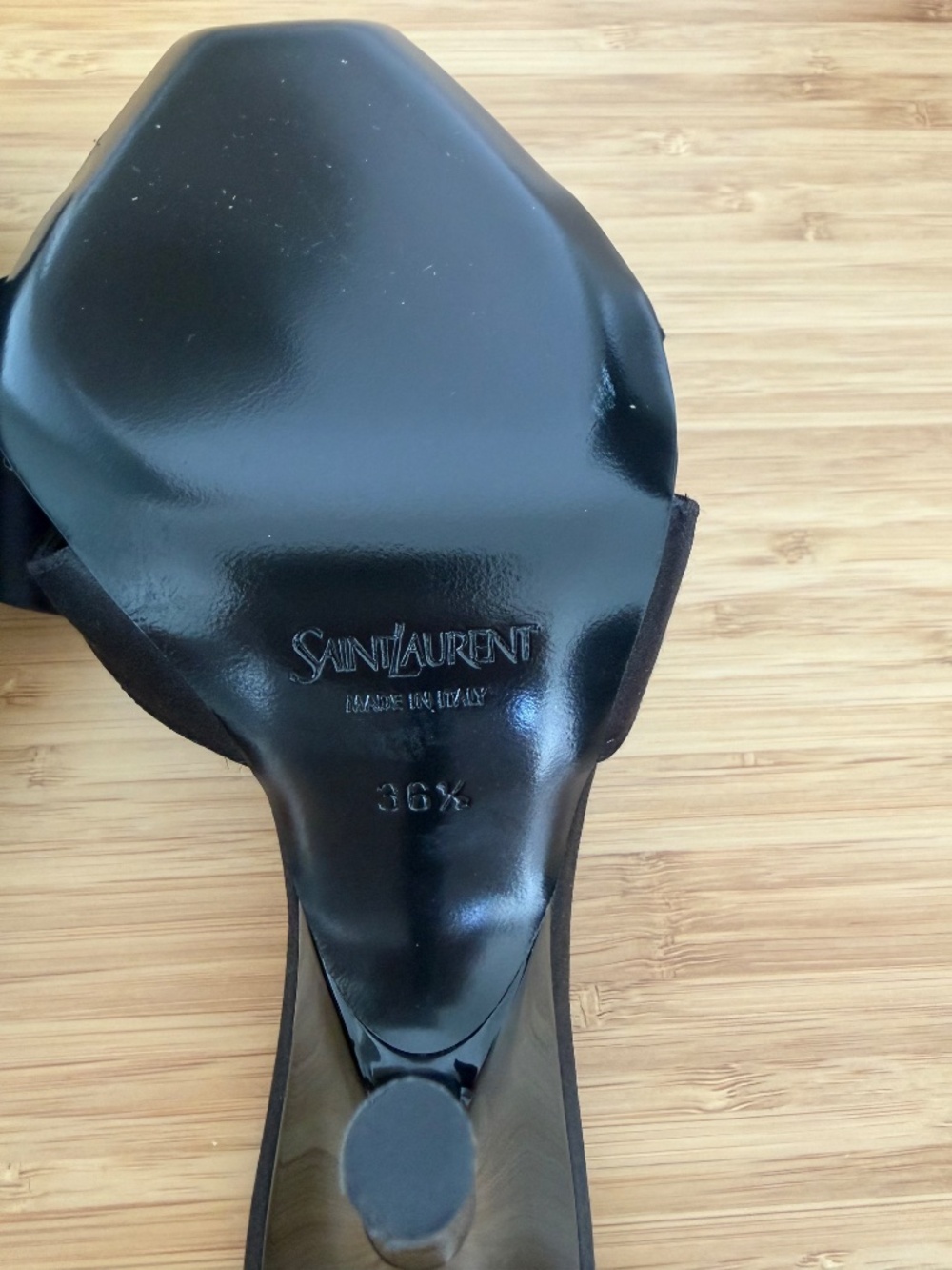 New SAINT LAURENT Tuxedo Sandal Size 36.5 - Box Included RRP $1,050 - Picture 4 of 7